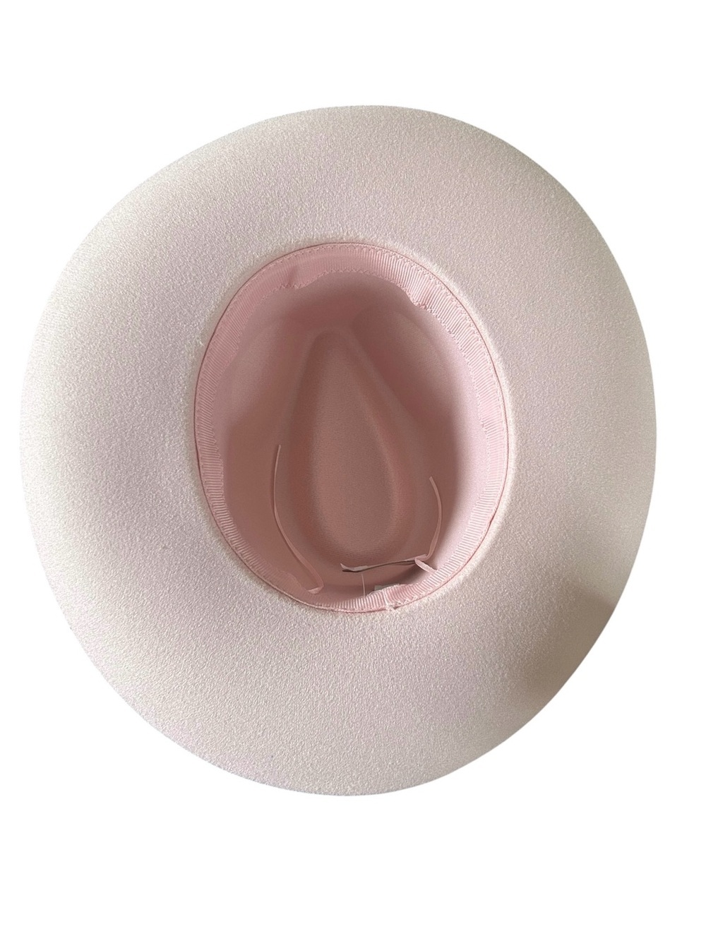 Fame Accessories Pink Faux Suede Cowboy Hat Rhinestone Bows Western Coquette - Picture 6 of 7
